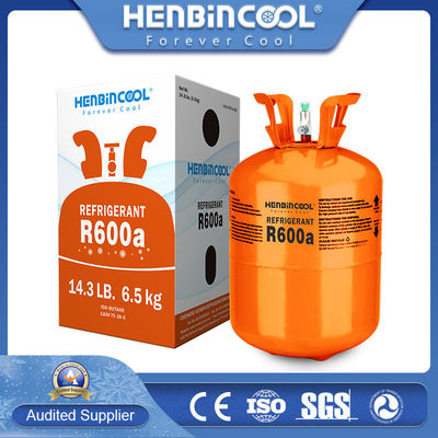 99.99% Isobutane R600A Refrigerant Odorless 6.5kg R600a Refrigerant