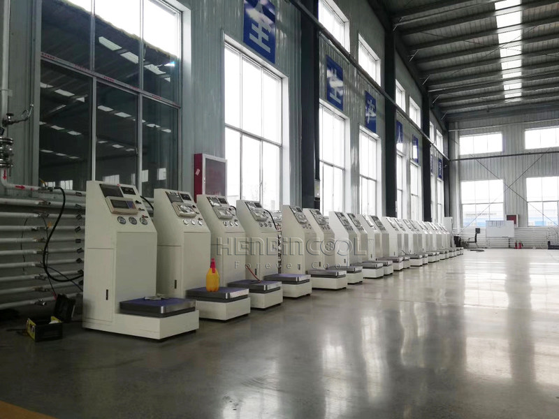 Chengdu Henbin Refrigeration Co.,Ltd linea di produzione del fabbricante
